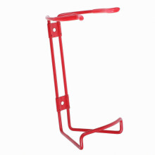 Fire Extinguisher Storage Holder Iron Bracket for Wall Mount 1 Piece Red