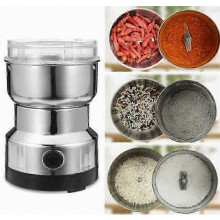 220V elektrische koffiemolen - lijnzaad-, noten-, peper- en specerijenmolen voor in de keuken (150 g)