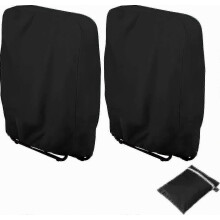 W71 Waterdichte hoes voor tuinstoel (2 stuks), beschermhoes voor opvouwbare relaxstoel