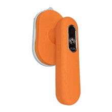 USB-wiederaufladbares, tragbares, kabelloses Mini-Bügeleisen – Dampfbügeleisen für Reisen (Orange)
