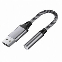 USB-C-auf-3,5-mm-Audioadapter, Typ-C-auf-Kopfhöreranschluss-Konverter, digitaler Kopfhörer-AUX-Anschluss für Geräte mit USB-C-Anschluss