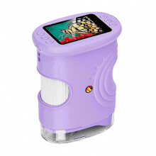 1000x draagbare digitale microscoop met 4K 2-inch IPS-scherm, USB-voeding, educatief wetenschappelijk speelgoed voor kinderen en studenten.