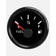 Indicatore livello carburante 0-90 Ohm compatibile con generatore, misuratore di livello carburante digitale con quadrante da 52 mm