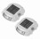 Reusable Solar Road, 2Pcs 6 LED Stud Lights Ground Garden Lawn Path Deck Dock White Warning Lights(2 1