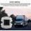 Reusable Solar Road, 2Pcs 6 LED Stud Lights Ground Garden Lawn Path Deck Dock White Warning Lights(2 5