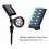 Outdoor Solar Landscape Spotlight Lights (2 Pack) 2