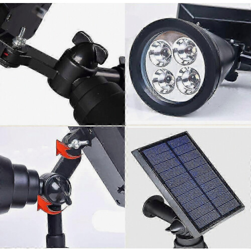 Outdoor Solar Landscape Spotlight Lights (2 Pack) 2