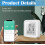 Backlit LCD Smart WiFi Humidity Temperature Detector, Wireless Indoor Environment Tracker 4
