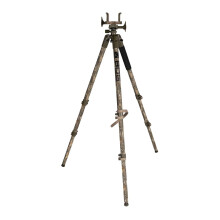 BOG DeathGrip Realtree Excape Camo Tripod with Durable Aluminum Frame, Lightweight, Stable Design, Bubble Level, Adjustable Legs, and Hands-Free Opera