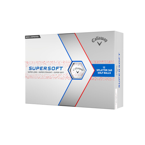 Callaway Callaway Golf Supersoft Golf Balls (2023, Red Splatter)