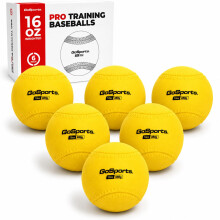 GoSports PRO 16 oz Weighted Training Baseballs - Hitting & Pitching Training for All Skill Levels - Improve Power and Mechanics