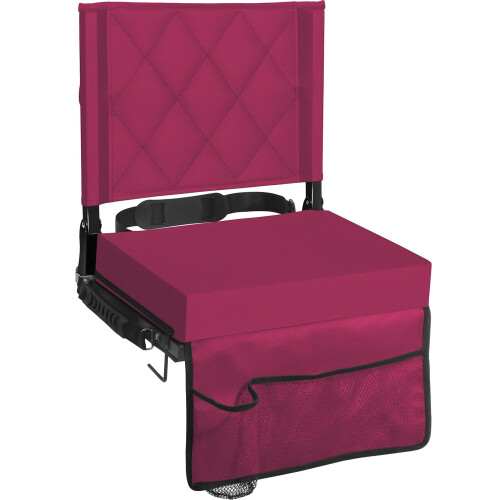 Sheenive Stadium Seats with Back Support, Padded Bleacher Seat Cushion