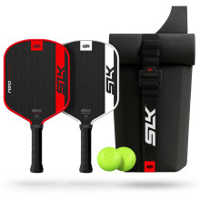 Selkirk Sport SLK Neo Pickleball Paddles Set of 2 | Red White + Sling Bag