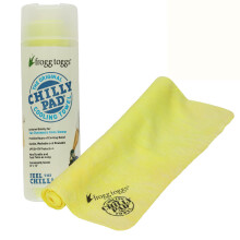 FROGG TOGGS Chilly Pad, Instant Cooling Towel, Long Lasting, Reusable, Sports and Outdoors Neck Towel 33x13, Hivis Yellow