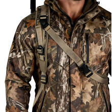 PEAKPROWESS Stalker Sling for Rifle, Shotgun & Crossbow, Tactical Hands-Free with Removable Swivels, Quick Release & Crossbody Stabilizing Cord, Unive