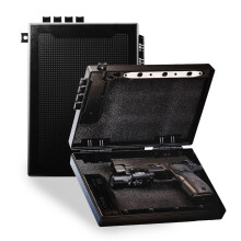 STOPBOX Gun Safe Alternative - Tactical Handgun Storage, Instant Access Portable Gun Case, TSA Compliant Gun Lock Box for Quick Handgun Access | Black