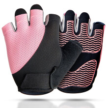 sunnex Workout Gloves for Women - Breathable Weight Lifting Gloves with Non-Slip Silicone Padding, Fingerless Gym Gloves for Cycling, Rowing, Pull Ups