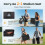 LET'S CAMP 2 Pack Folding Stadium Seats, Portable Bleacher Chairs 6