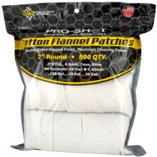 Gun Cleaning Patches - 500 Count - 2 Inch - Round