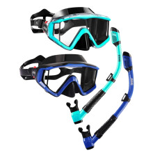 Aegend Snorkeling Gear for Adults - Anti-Fog Mask with Latest Top Dry Valve