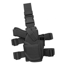 Drop Leg Holster Tactical Thigh Gun Holster Right Hand Adjustable, Black