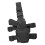 Drop Leg Holster Tactical Thigh Gun Holster Right Hand Adjustable, Black 1