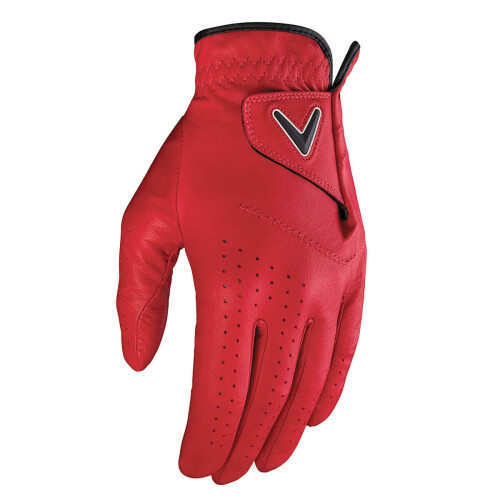 Callaway Callaway Golf Opti Color Glove (Worn on Left Hand, Standard, Medium, Cardinal)