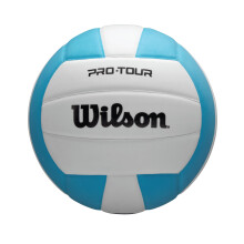 WILSON Pro Tour Indoor Volleyball - Teal/White, Official Size