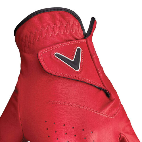 Callaway Callaway Golf Opti Color Glove (Worn on Left Hand, Standard, Medium, Cardinal) 2
