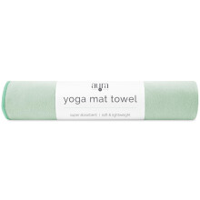 S&T INC. Aura Microfiber Yoga Mat Towel, 26.5" x 72", Green
