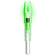 CosiComu 6PCS Lighted Nocks for Arrows with .246/ .244/ .233/ .204/ .165 Inside Diameter Bolts with ON/Off Switch Light up Knocks Compound Bow Arrow N