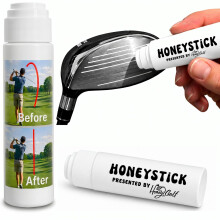 HoneyGolf HoneyStick Anti Slice Gel for Golf Clubs - Anti-Hook Spin Reducer for Driver, Woods, Hybrids, Irons - Golf Accessories for Men - Golfers Mus