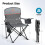 ALPHA CAMP 2-Pack Folding Camping Chair with Cooler Bag & Lumbar Support 2
