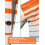 SUN CUBE Surf Poncho Changing Robe, Men Hooded Changing Towel, Orange Blue 5