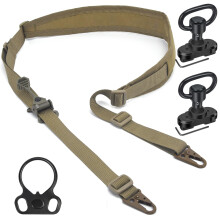 WarBull Padded 2 Point Sling, QD Swivel 2 Point Sling with HK Hook, Tactical Gun Sling for Rifle, Shotgun, and Crossbow, Ideal Gift for Hunter, Shooti