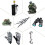 Highwild Tree Stand Folding Bow Hanger Gear Hanger Multi Hanger - Pack of 3 6