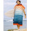 SUN CUBE Surf Poncho Changing Robe, Men Hooded Changing Towel, Orange Blue 6
