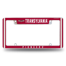 Rico Industries NCAA Transylvania Pioneers 12" x 6" Chrome All Over Automotive License Plate Frame for Car/Truck/SUV