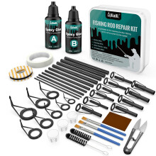 ailiaili Fishing Rod Repair Kit - 3-in-1 Fishing Pole Complete Supplies Kit