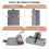 Tirrinia Waterproof Outdoor Blanket with Sherpa Lining, Windproof Foldable 6