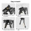 CVLIFE 6-9 Inches Bipod Adjustable Super Duty for Solid Support 4