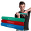 TheraBand THERABAND FlexBar 3-Pack, Hand, Flex Therapy Bar, Exerciser, Red/Green/Blue 1