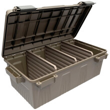 MTM ACDC30 Divided Ammo Crate Box, Made in USA, Lockable Ammo Storage Box