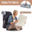 Tirrinia Waterproof Outdoor Blanket with Sherpa Lining, Windproof Foldable 3