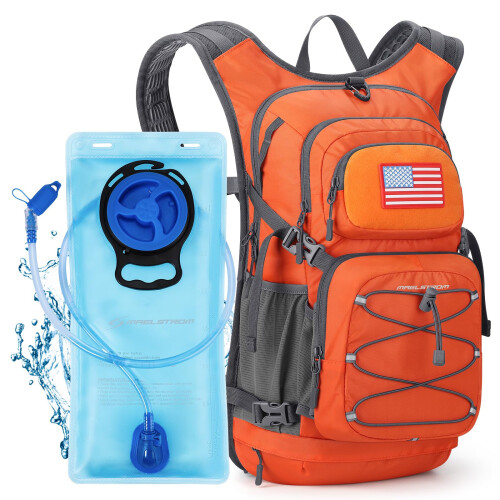 Maelstrom Lightweight Hydration Hiking Backpack with 3L Water Bladder