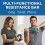 TheraBand THERABAND FlexBar 3-Pack, Hand, Flex Therapy Bar, Exerciser, Red/Green/Blue 6
