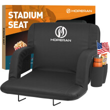 HOPERAN 25in Stadium Seats for Bleachers with Back Support, Extra Wide, 1PC