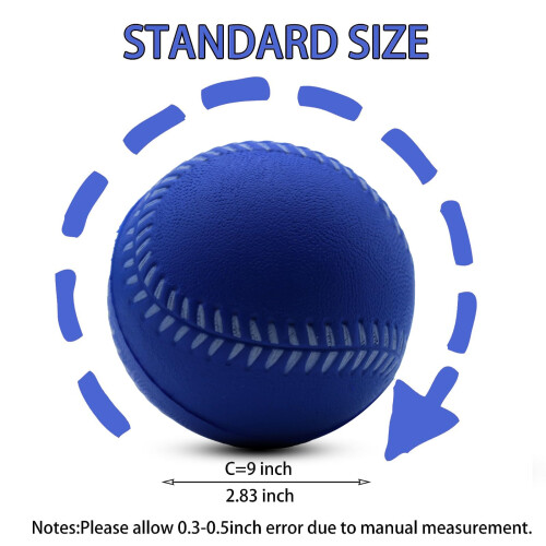 Magicorange Foam Baseballs,12 Ball Pack Practice Training Baseballs 1