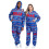 FOCO Buffalo Bills NFL Ugly Pattern One Piece Pajamas - 2XL 1