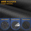 PEKREWS Pool Cue Case, Pool Stick Case 2x2 with 2 Accessories Pockets 3